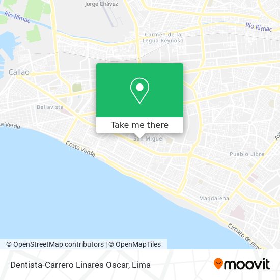 Dentista-Carrero Linares Oscar map