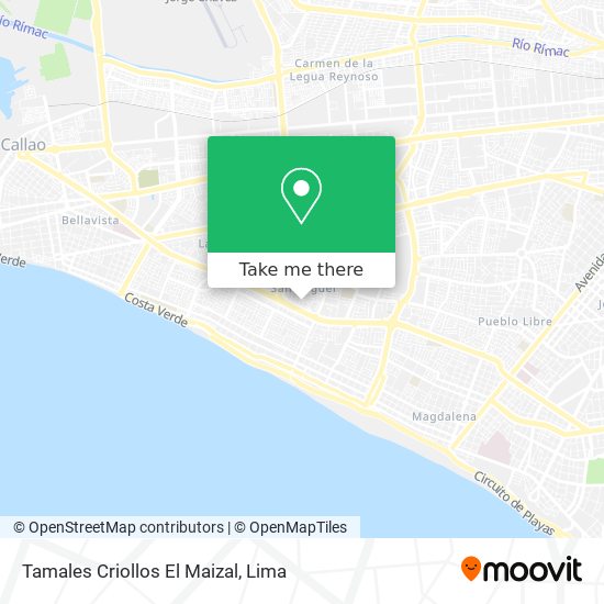 Tamales Criollos El Maizal map
