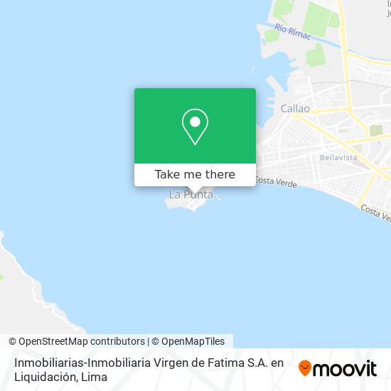 Inmobiliarias-Inmobiliaria Virgen de Fatima S.A. en Liquidación map