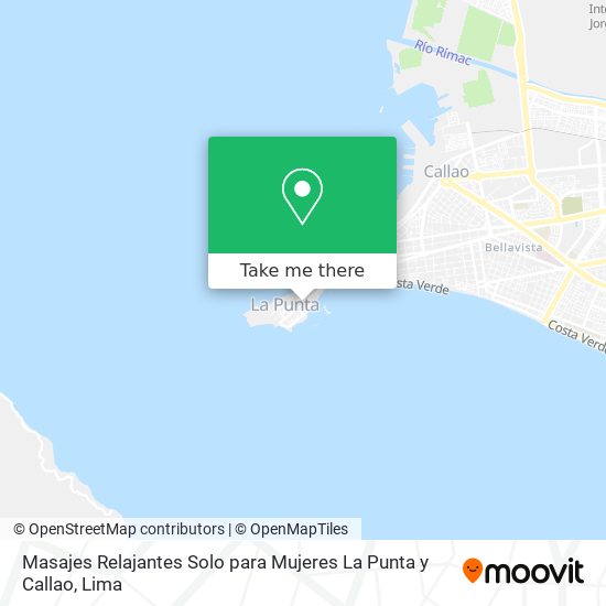 Masajes Relajantes Solo para Mujeres La Punta y Callao map
