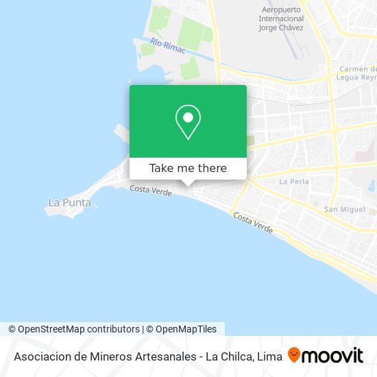 Asociacion de Mineros Artesanales - La Chilca map