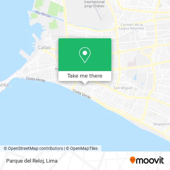 Parque del Reloj map