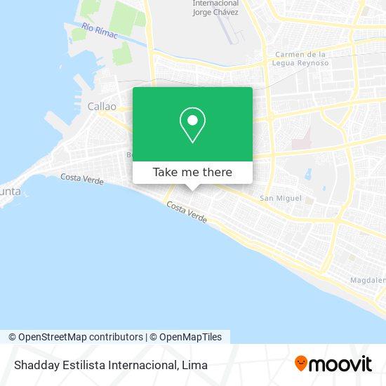 Shadday Estilista Internacional map