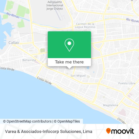 Mapa de Varea & Asociados-Infocorp Soluciones