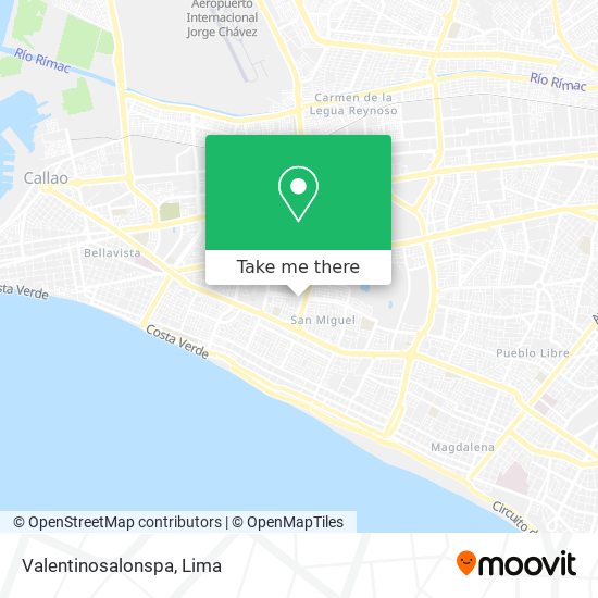 Valentinosalonspa map