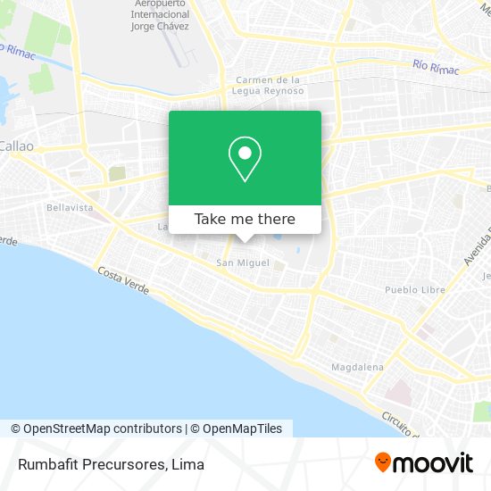 Rumbafit Precursores map