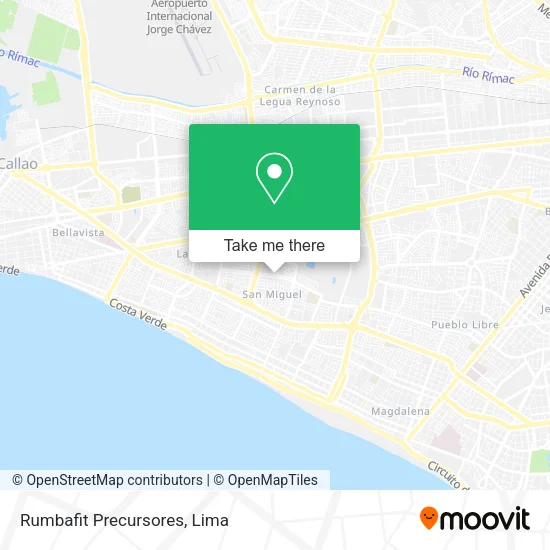 Mapa de Rumbafit Precursores