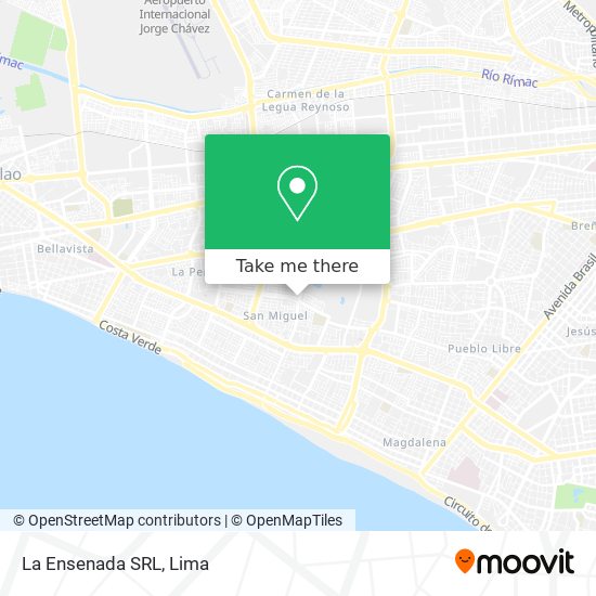 La Ensenada SRL map