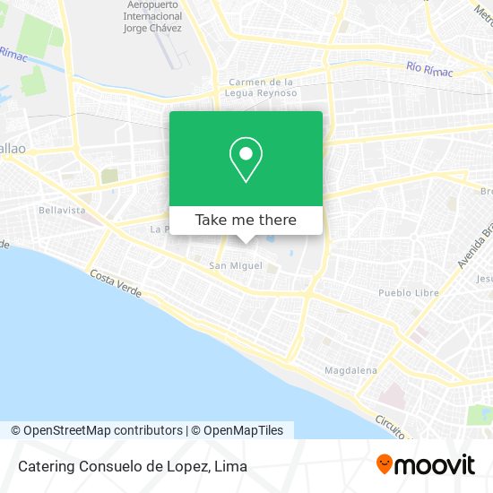 Catering Consuelo de Lopez map