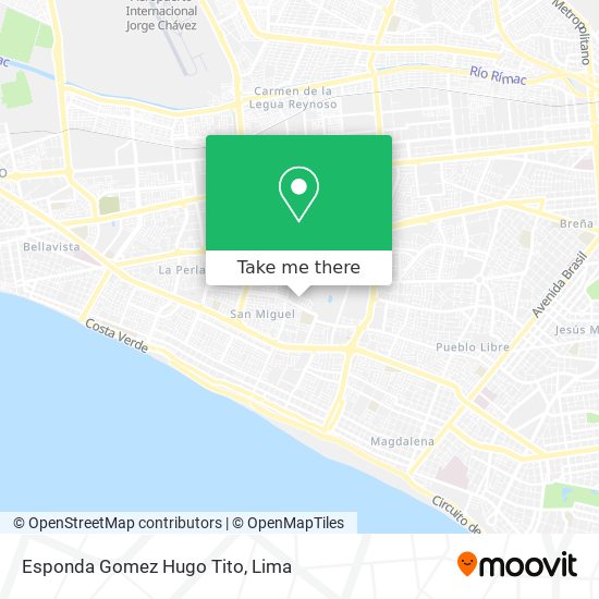 Mapa de Esponda Gomez Hugo Tito