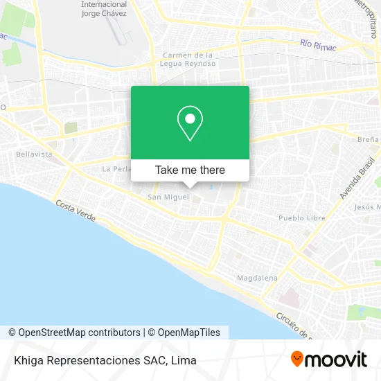 Mapa de Khiga Representaciones SAC
