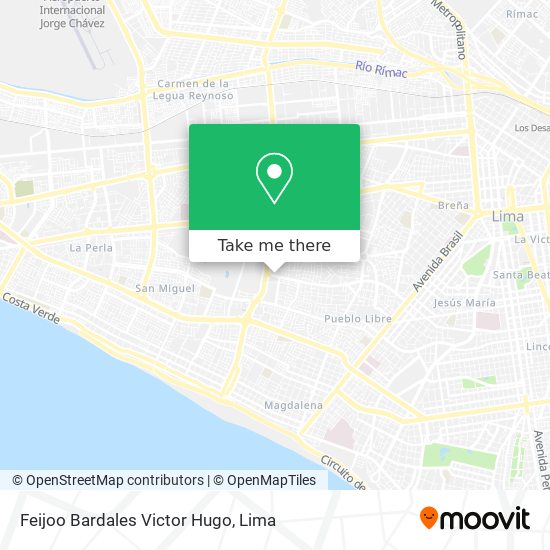 Feijoo Bardales Victor Hugo map