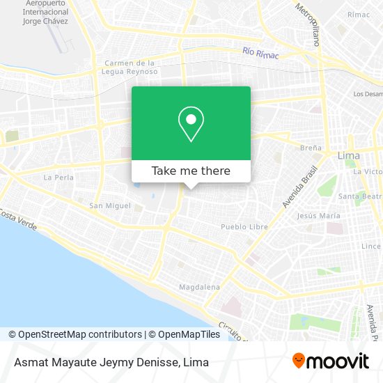 Asmat Mayaute Jeymy Denisse map