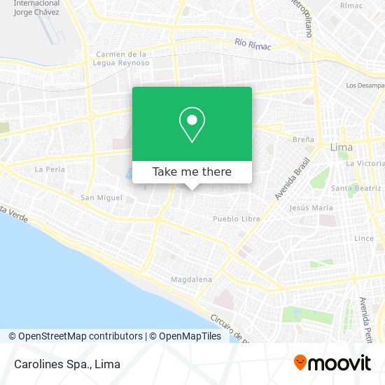 Carolines Spa. map