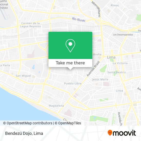 Bendezú Dojo map