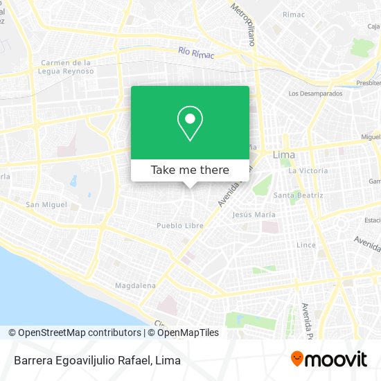 Barrera Egoaviljulio Rafael map