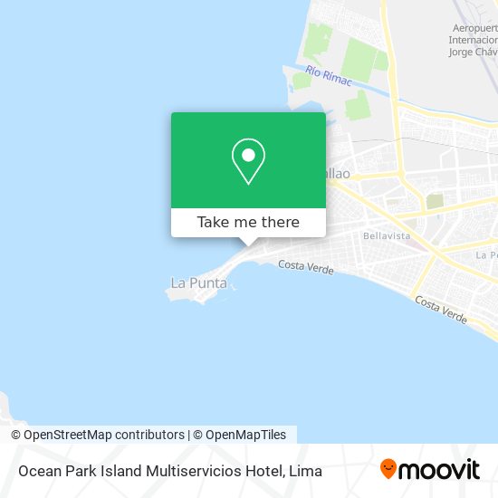 Ocean Park Island Multiservicios Hotel map