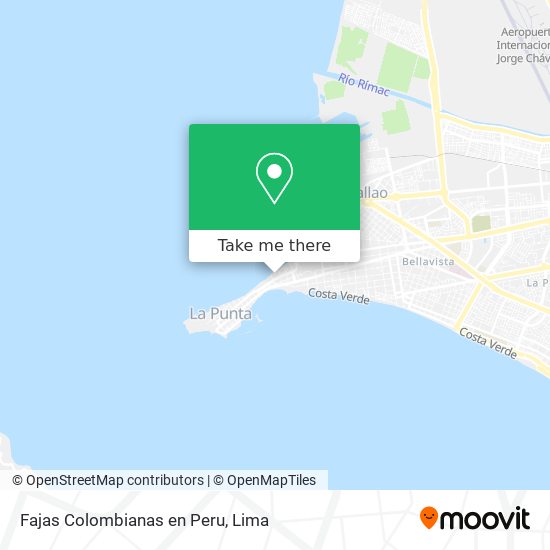 Fajas Colombianas en Peru map