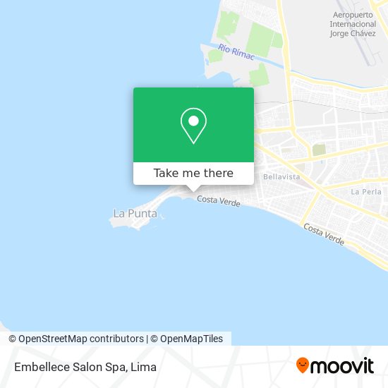Mapa de Embellece Salon Spa