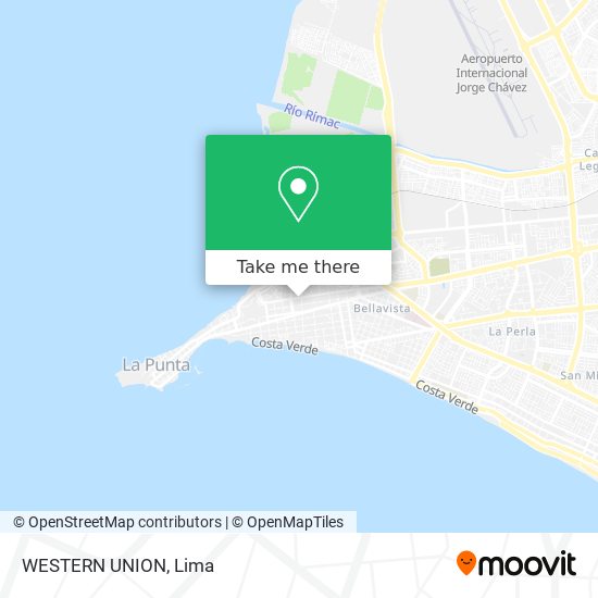 Mapa de WESTERN UNION