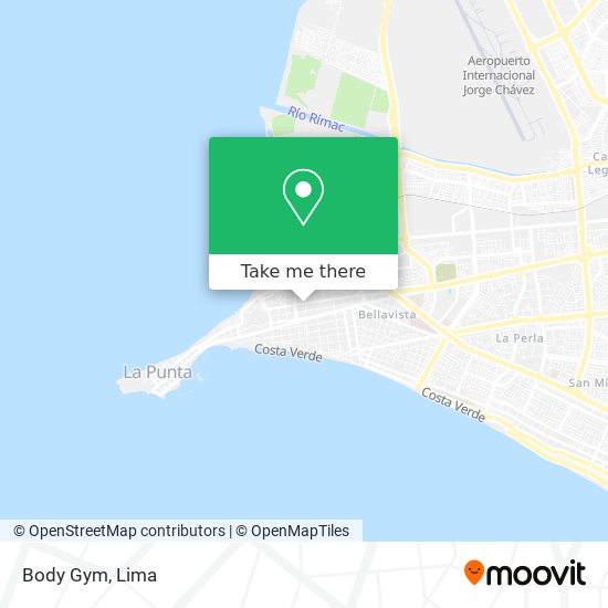 Body Gym map