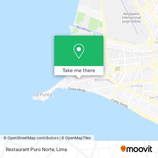 Restaurant Puro Norte map