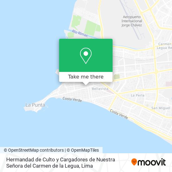 Hermandad de Culto y Cargadores de Nuestra Señora del Carmen de la Legua map