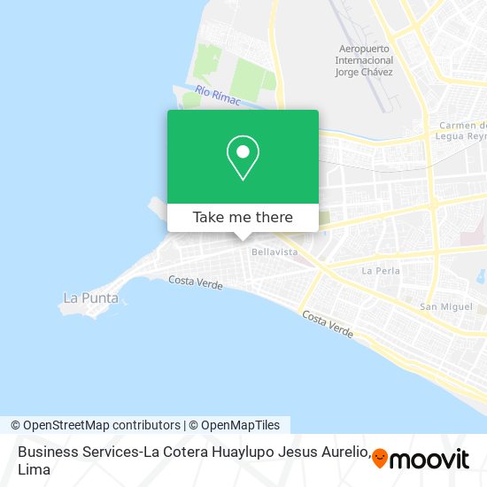 Business Services-La Cotera Huaylupo Jesus Aurelio map