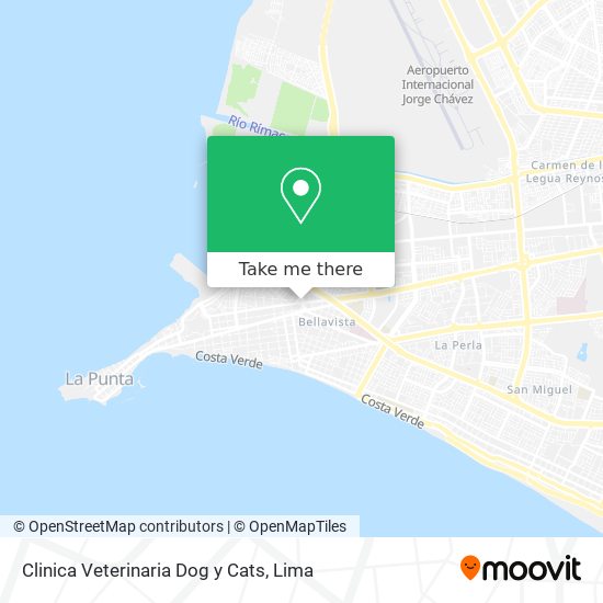 Clinica Veterinaria Dog y Cats map