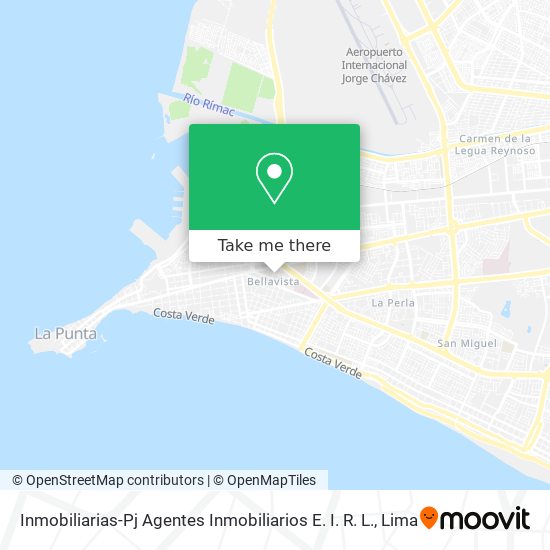 Inmobiliarias-Pj Agentes Inmobiliarios E. I. R. L. map