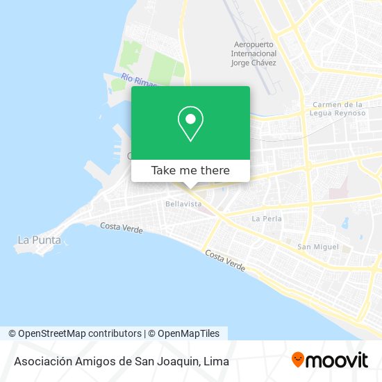 Asociación Amigos de San Joaquin map