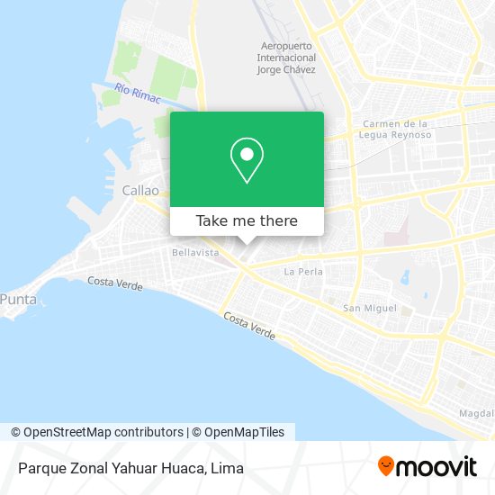 Parque Zonal Yahuar Huaca map
