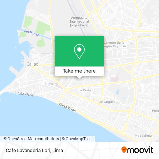 Mapa de Cafe Lavanderia Lori