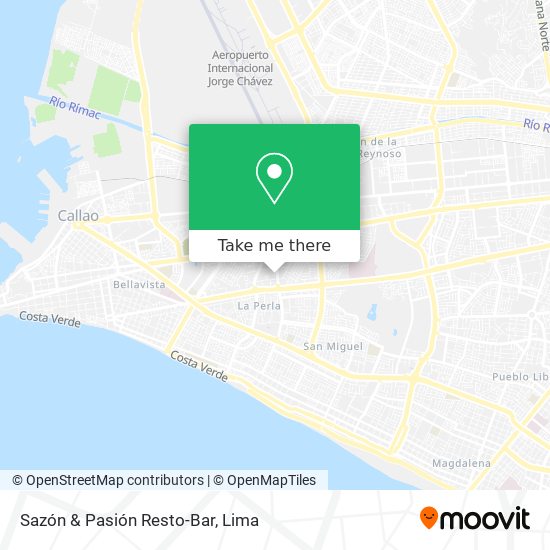 Sazón & Pasión Resto-Bar map