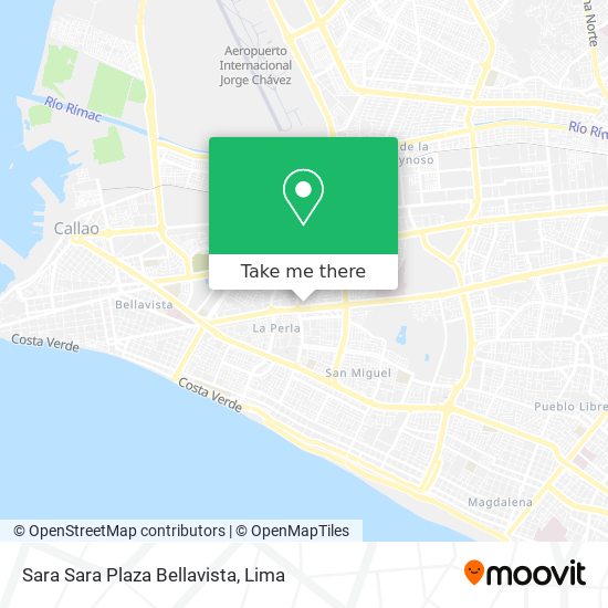 Mapa de Sara Sara Plaza Bellavista