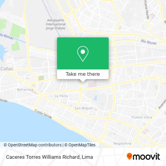 Caceres Torres Williams Richard map