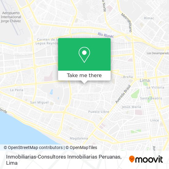 Mapa de Inmobiliarias-Consultores Inmobiliarias Peruanas