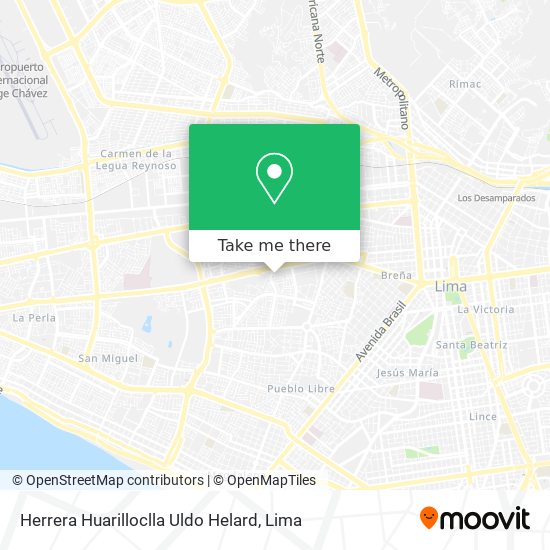 Mapa de Herrera Huarilloclla Uldo Helard