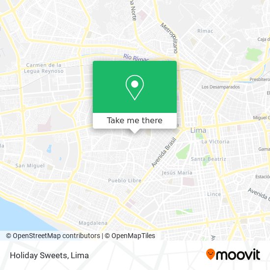 Holiday Sweets map