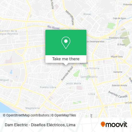 Dam Electric - Diseños Eléctricos map