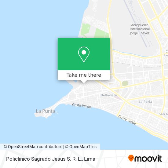 Policlinico Sagrado Jesus S. R. L. map