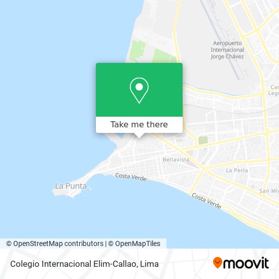 Colegio Internacional Elim-Callao map