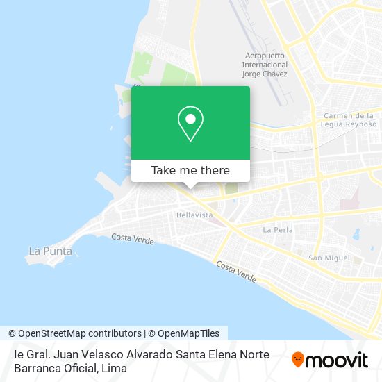 Mapa de Ie Gral. Juan Velasco Alvarado Santa Elena Norte Barranca Oficial