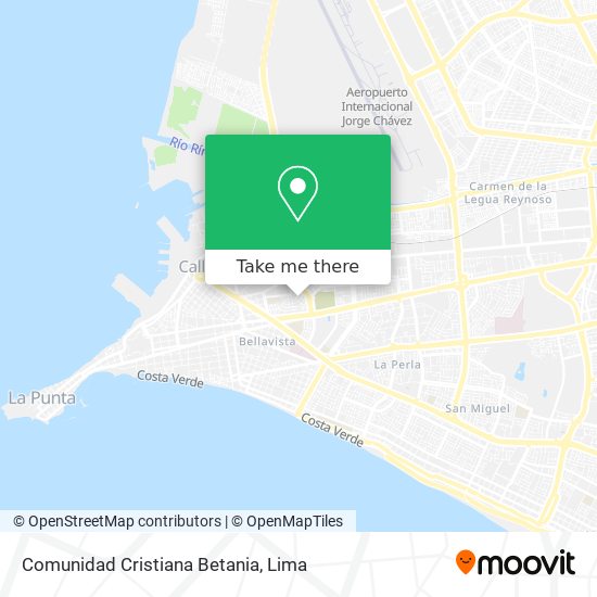 Comunidad Cristiana Betania map