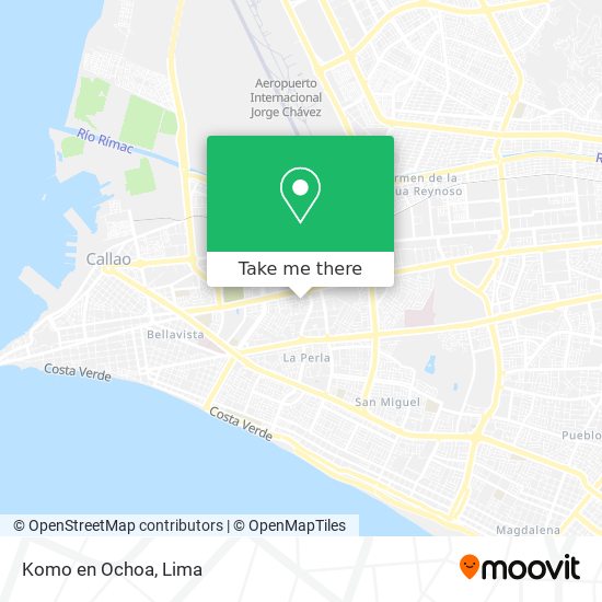 Komo en Ochoa map