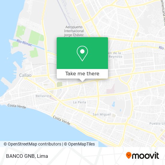 BANCO GNB map