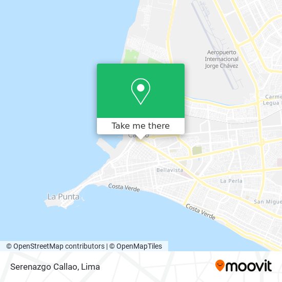 Serenazgo Callao map