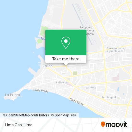 Lima Gas map