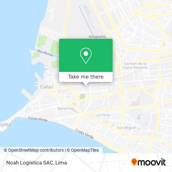 Mapa de Noah Logistica SAC