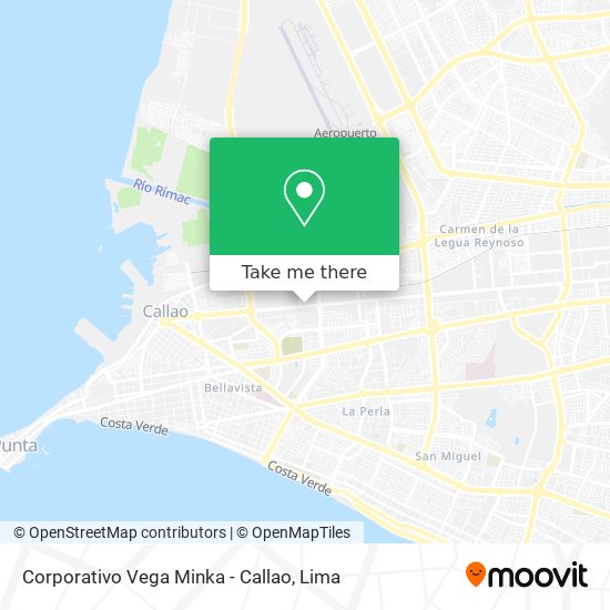 Mapa de Corporativo Vega Minka - Callao